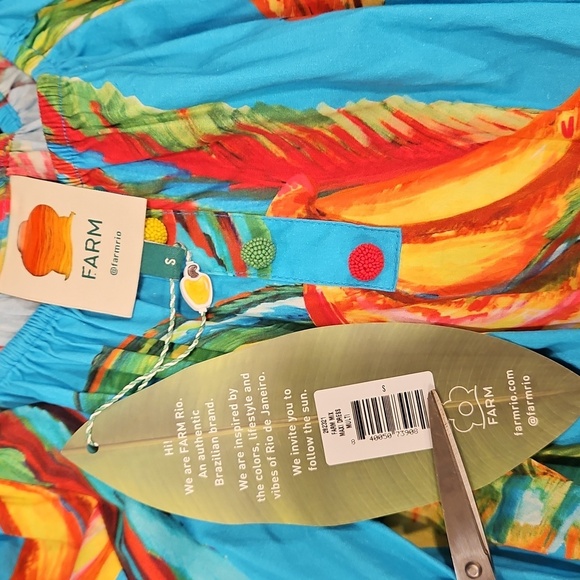 💕FARM RIO💕 Farm Mix Maxi Dress ~ Small S NWT - Picture 16 of 16